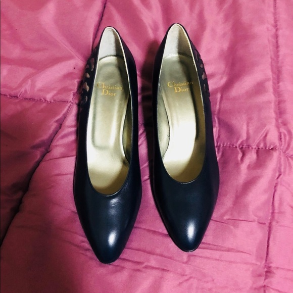 Authentic Christian Dior Souliers Leather Shoes